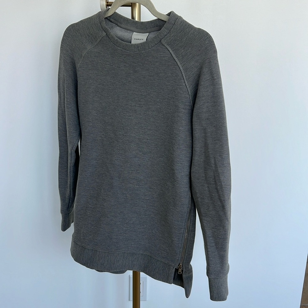 Varley x-small manning sweat light grey